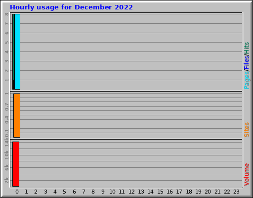 Hourly usage for December 2022